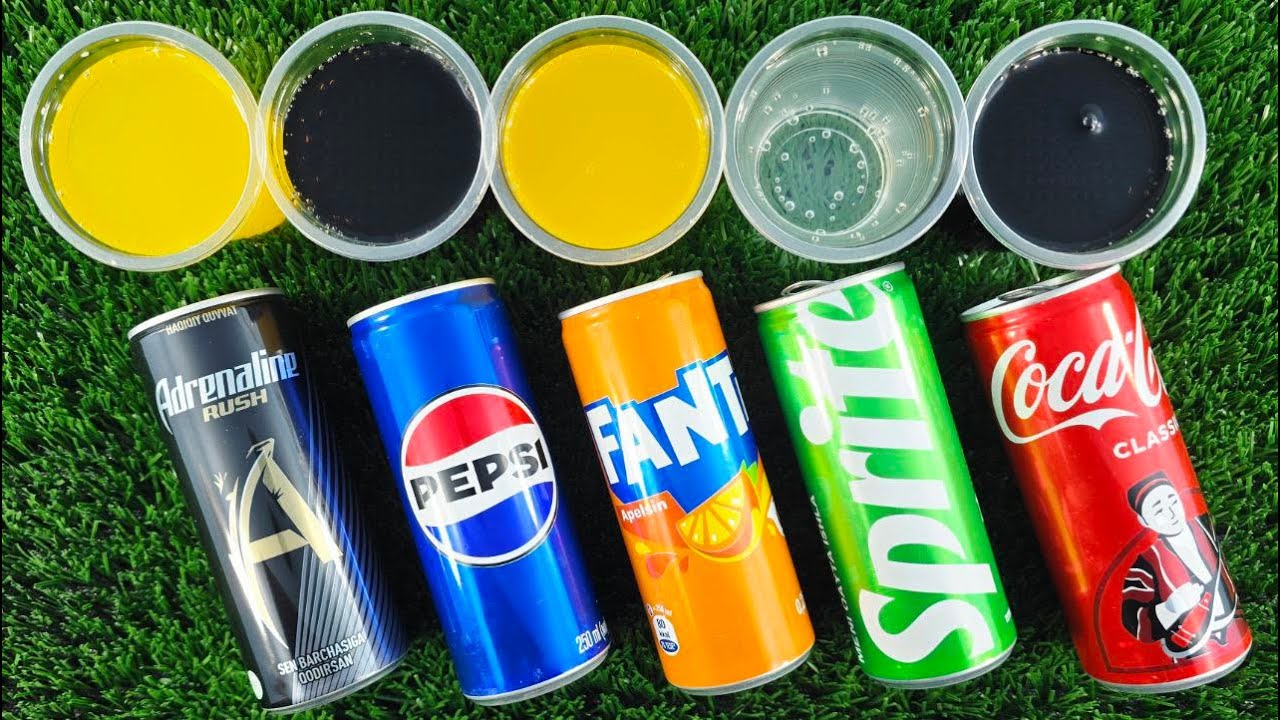 ASMR Most Popular Drinks / Some Lots of Colorful Rainbow Drinks / Pouring & Drinking Sounds