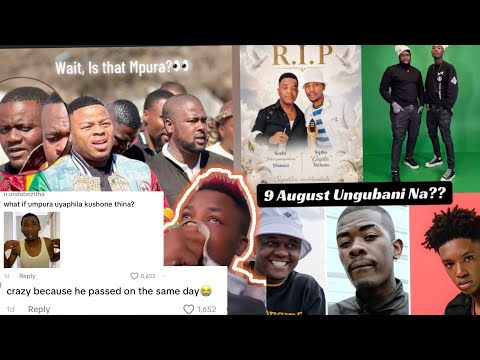 Mpura,Killer Kau and Ricky Rick lookalike 👀at Scebi’s funeral;G Mashego says they stay in Nigeria