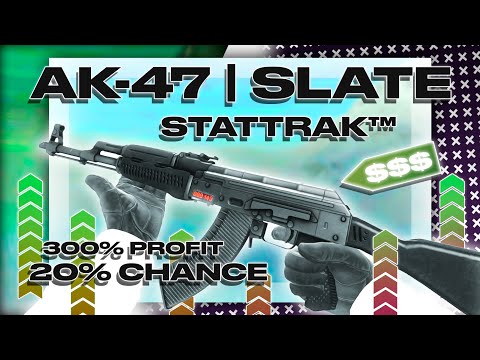 20 Контракт на StatTrak™ AK-47 | Сланец / Окупаемость 300 / Лучший контракт - CS