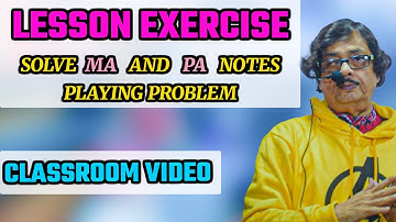 FLUTE LESSON EXERCISE - 1 | SOLVE MA AND PA NOTES PROBLEM IN FLUTE