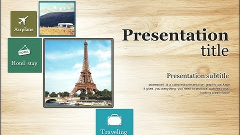 travel animated powerpoint template