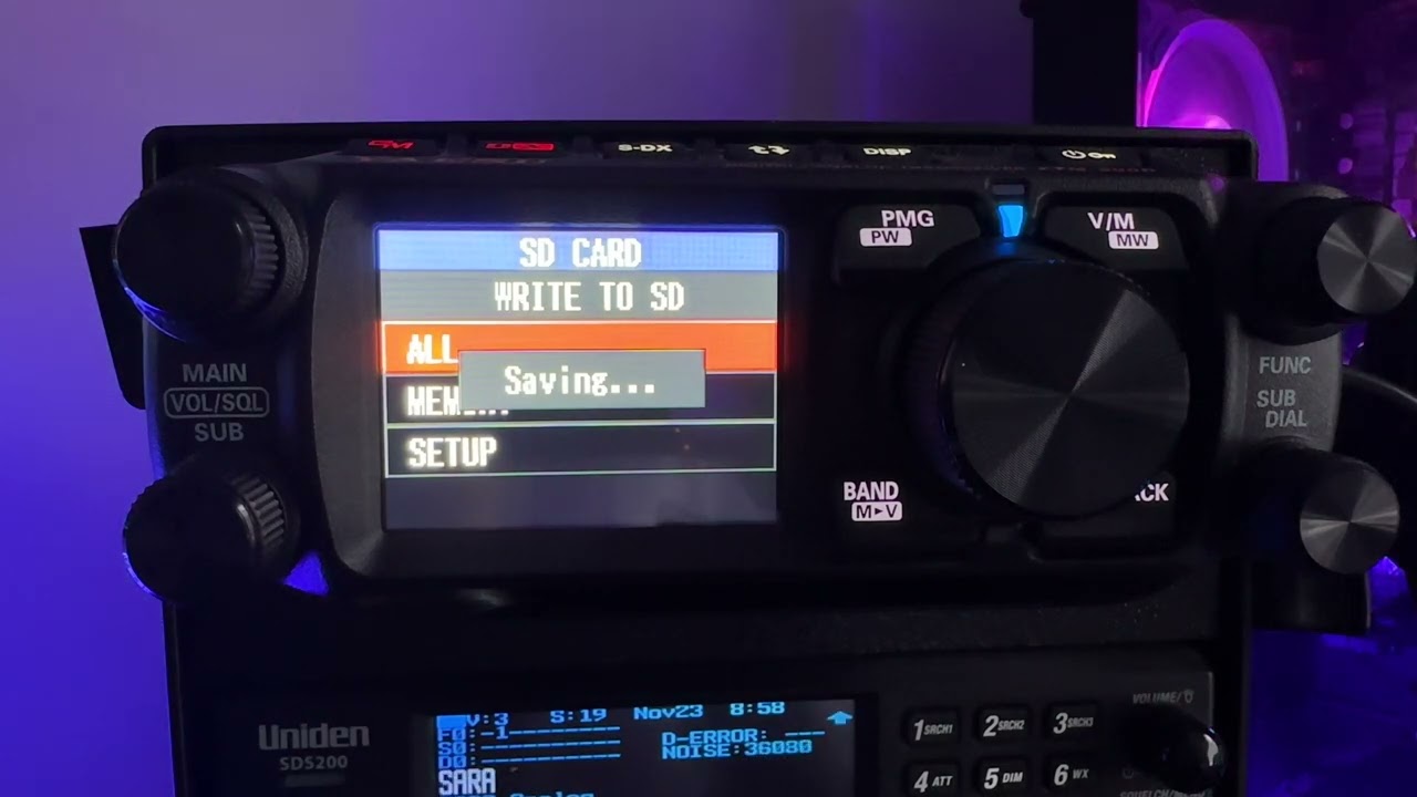 Yaesu FTM-500 Multiple Backup Files / Profiles with New Firmware