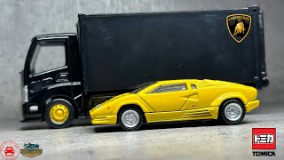 トミカ 2023 Tomica Premium Transporter set Lamborghini Countach 25th Anniversary