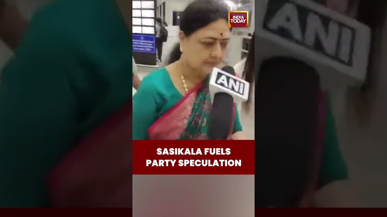 Sasikala Fuels Party Speculation | ‘Good News’ Hint Sparks Tamil Nadu Buzz