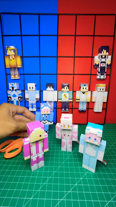 atun momom no bendable papercraft #shorts