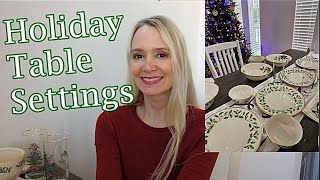 Holiday Table Setting and Food Allergies - Why It's Important by Caroline Fleur
