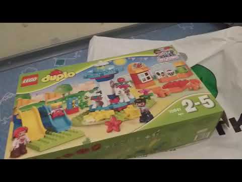 Конструктор LEGO DUPLO Семейный парк аттракционов 61 деталь (10841)