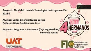 Proyecto final Tecnologias de la Programacion