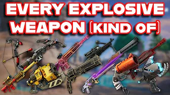 Ranking EVERY *non-launcher* EXPLOSIVE WEAPON In FORTNITE HISTORY From WORST To BEST