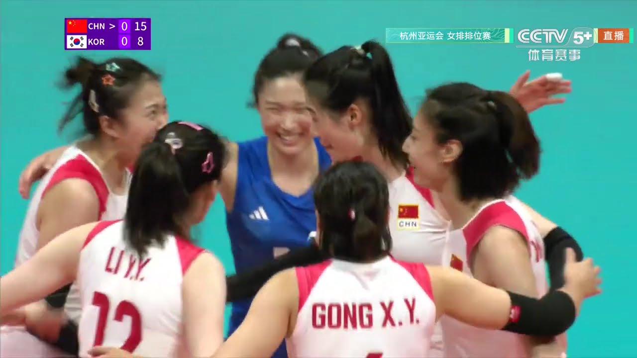 Women's Volleyball Qualifying: China vs South Korea | Asian Games 2022
