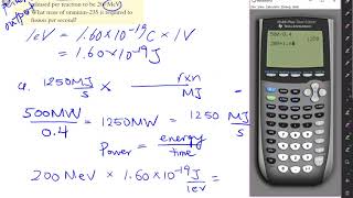IB Physics Energy Production 8.1 Nuclear Question