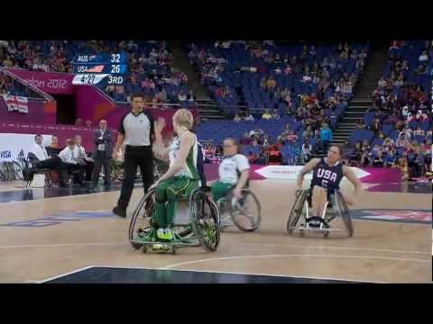 Wheelchair Basketball - Women's Semi-final - USA versus AUS - London 2012 Paralympic Games