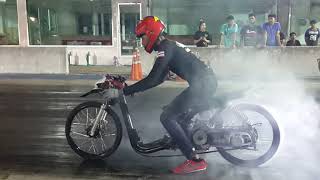 Scooter thailand drag 201m. 7.309 sec.