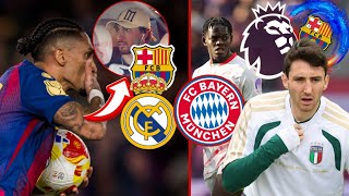 💣Raphinha rentre à Barcelone,  objectif clasico , Lukeba 80% , cambiaso sur le départ 