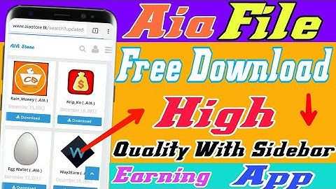 Free High Quality Aia File Free Download ~ Unlimited Aia With Sidebar.