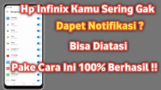 Cara mengatasi Notifikasi tidak Muncul di hp infinix | Hp infinix Notifikasi tidak muncul