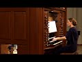Capture de la vidéo Audrey Pickering, Organ Recital