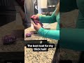 Effortless hair smoothing #thickhair #straightener #longhair #beauty #viral