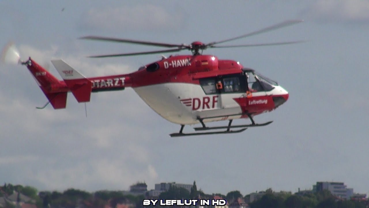 RTH CHRISTOPH 51 [DRF] Landung am KH Stuttgart | BK 117