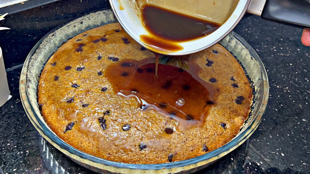 كيكة سهلة ديال الضياف ونهار الكبير ‼️بدون دقيق ابيض غير بيضة واحدة بصلصة ماتخطرش عبالك غتولي مدمنة