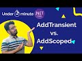 تفاوت addtransient با addscoped در دات نت