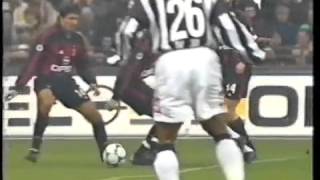 Milan-Juventus 2001-02 carpiato di Zalayeta e rigore inesistente