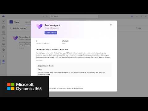 Empower Every Employee to Deliver Service with Service Agent in Microsoft 365