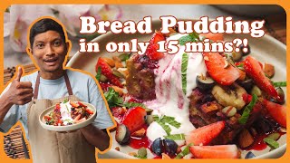 Mother's Day Special: Easy Bread Pudding using a Microwave