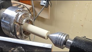 #Woodturning the elf body, again...