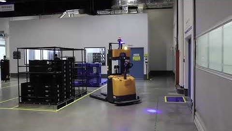 Zowell AGV stacker demo video