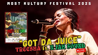 Treesha ft. K-Jah Sound - GOT DA JUICE (Most Kultury Festiwal 2025) #reggae #festival #treesha