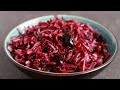 Red Cabbage Prune Salad