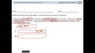 M1L12 Exit Ticket