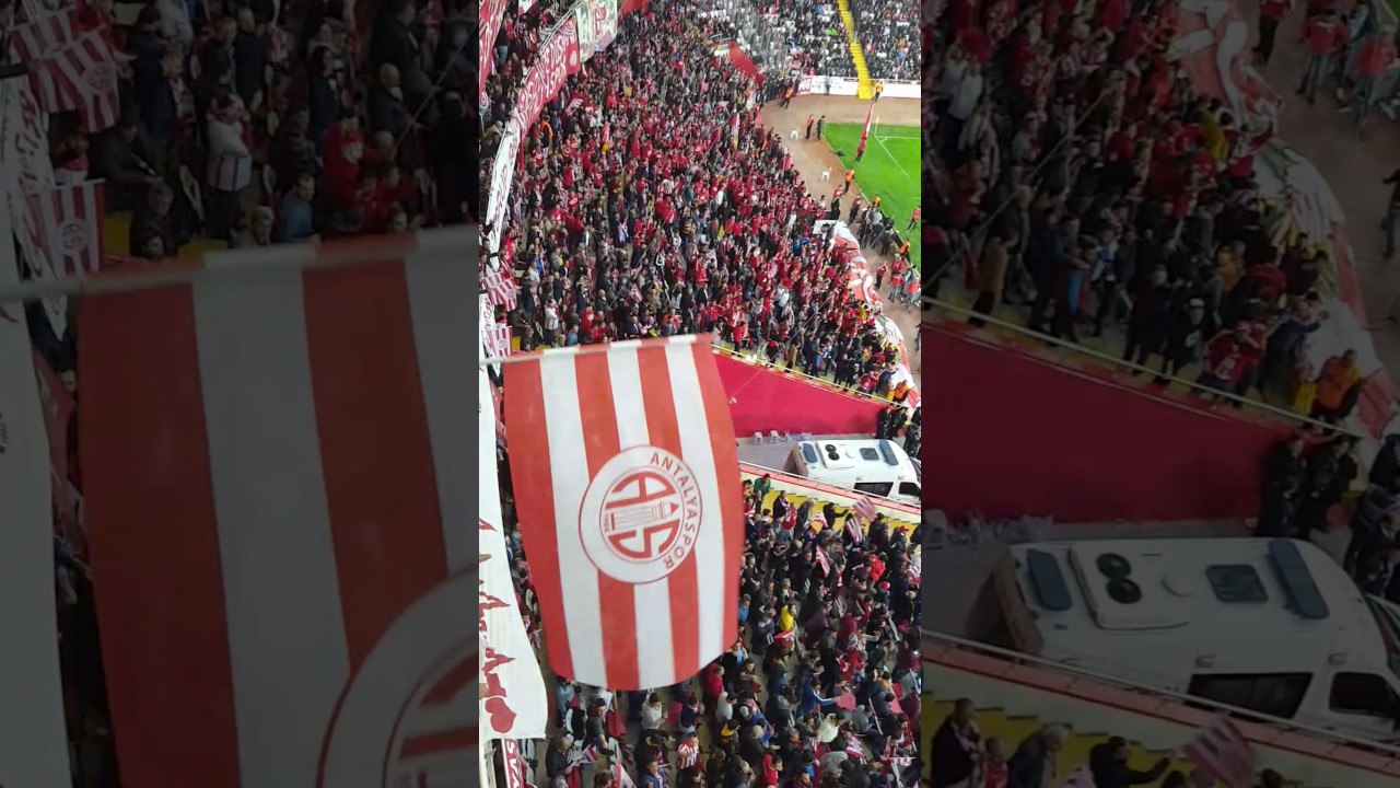 ANTALYASPOR BESIKTAŞ ANTALYA ARENA TRIBÜN SHOW