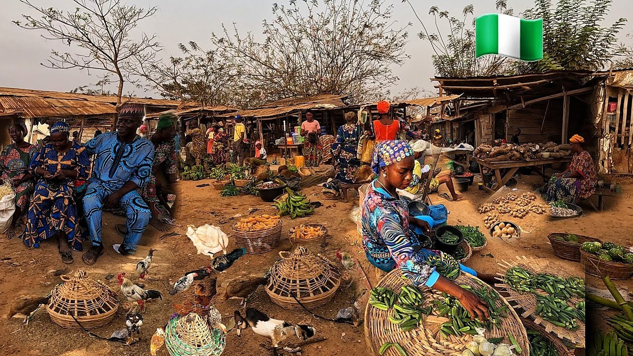 RURAL VILLAGE MARKET day in EGBEDA IBADAN NIGERIA 🇳🇬 WEST AFRICA 🌍CHEAPEST COST OF LIVING IN NIGERIA