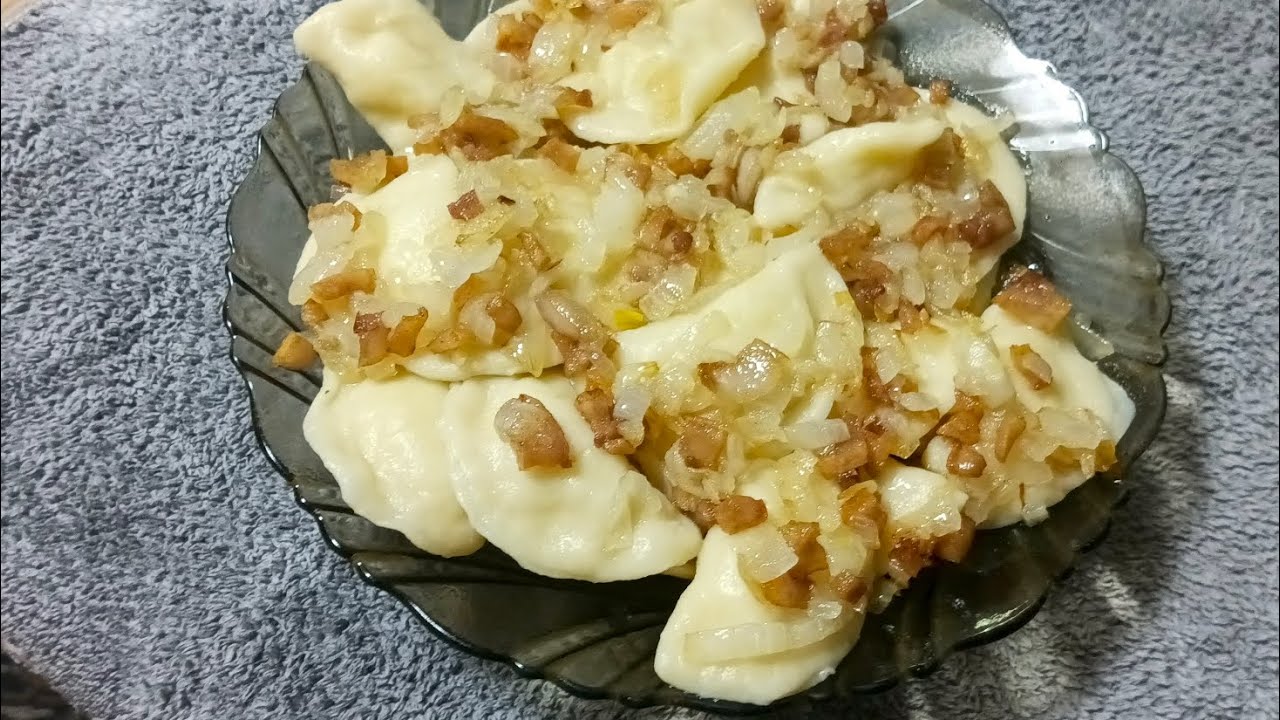 Вареники с картошкой,как в деревне в детстве.