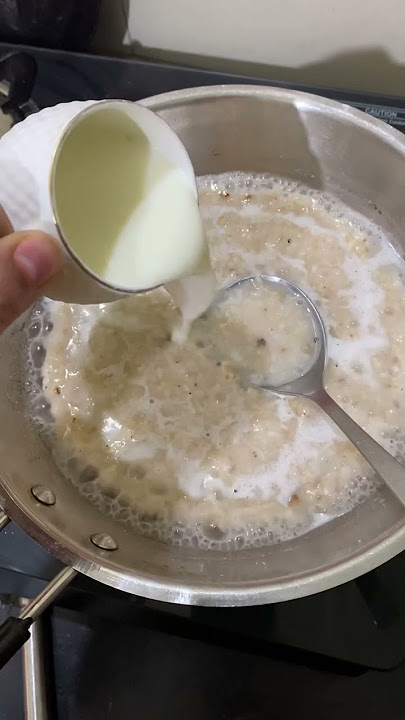 Milk Oats Recipe For Weight Loss /Quick and Easy Breakfast option / Weight Loss Breakfast