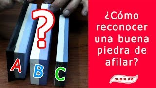 ¿Cómo reconocer una buena piedra de afilar?