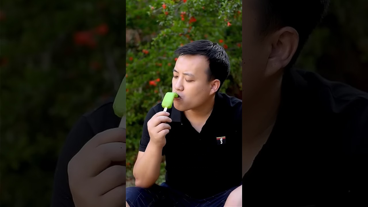 TASTY! THE MOST FUN POPSICLE IN CHILDHOOD! | CHINESE FOOD EATING SHOW FUN MUKBANG ASMR🌿🍀😱🫨😝