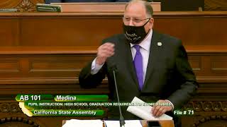 Jose Medina Presents Ethnic Studies Bill on Assembly Floor