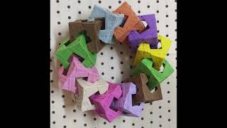 HOW TO MAKE AN ORIGAMI CUBE RING !!!!!!!