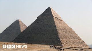 ⁣Egypt’s Great Pyramid of Giza hidden corridor seen for first time - BBC News