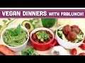 3 Vegan + Budget Dinner Recipes! Collab with Fablunch!