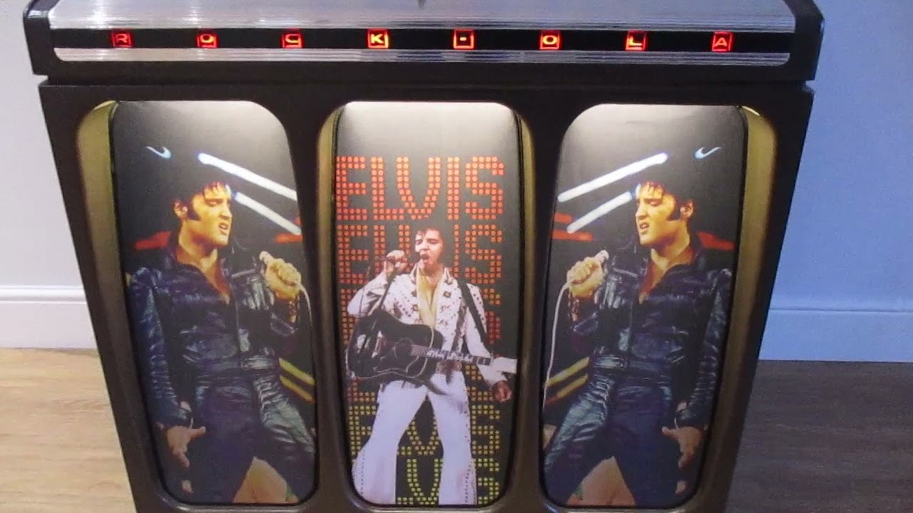 Rock Ola 'Max' Jukebox. Elvis Presley theme. - YouTube