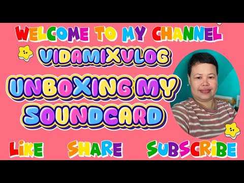 UNBOXING MY SOUNDCARD @Vidamixvlog #viral #viralvideo