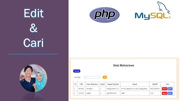 PHP dan MySQL-Edit & Cari Data
