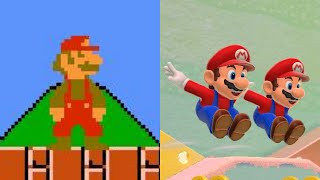 Video thumbnail of "Super Mario Bros. Theme Evolution 1985 - 2015"