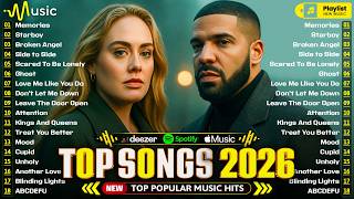 Top Pop Hits 2026 💥 Ed Sheeran, Bruno Mars, The Weeknd, Dua Lipa, Adele, Maroon 5