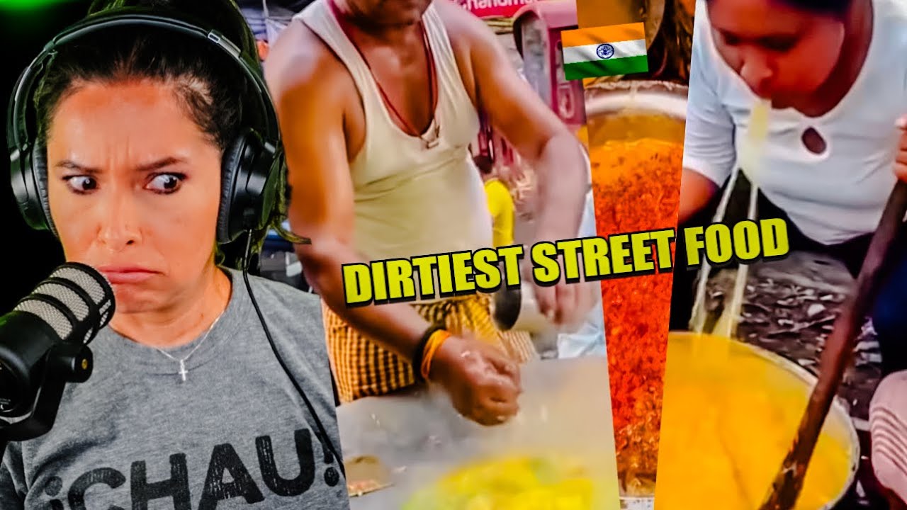 IS THIS FOR REAL DIRTIEST STREET FOOD In INDIA LATINA REACTS is-this-for-real-dirtiest-street-food-in-india-latina-reacts