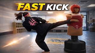 Fast Kick (Skipping Roundhouse) Tutorial | TKD